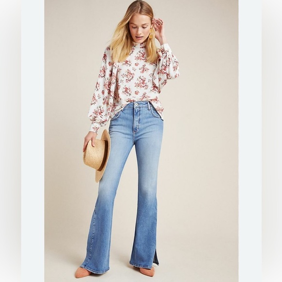Anthropologie Pilcro And The Letterpress Ultra High Rise Bootcut Slim Jeans 28 - Picture 2 of 8